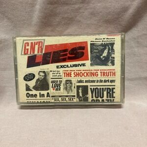 GUNS N' Roses "GN'R Lies" Cassette Tape (Geffen Records)